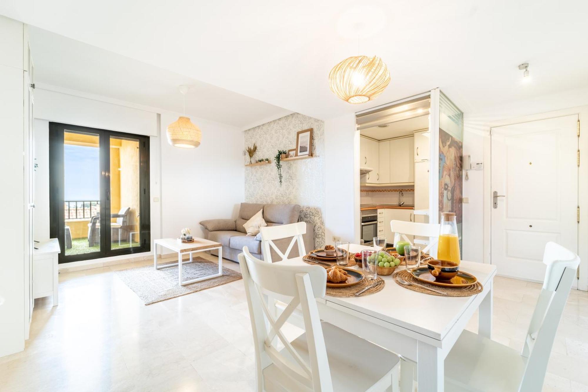 Fabulous Golf Front Apartment With Pool And Seaview Benalmádena Esterno foto